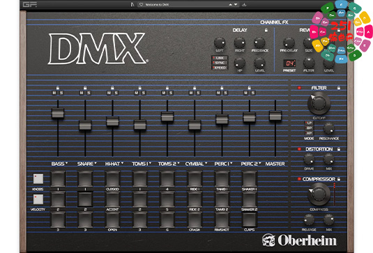 模拟鼓机合成器 GForce Software DMX v1.1.0 MacOS-MORiA-251编曲网