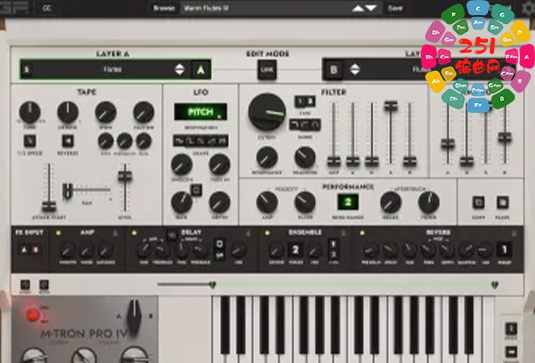 模拟合成器 GForce Software M-TRON PRO IV v1.0.0 MacOS-MORiA-251编曲网