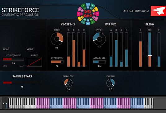 电影打击乐 Laboratory Audio STRIKEFORCE v2.0.1-251编曲网