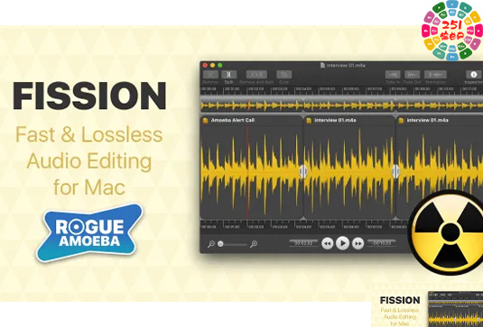 音频编辑软件 Rogue Amoeba Fission v2.8.6 MacOS-251编曲网