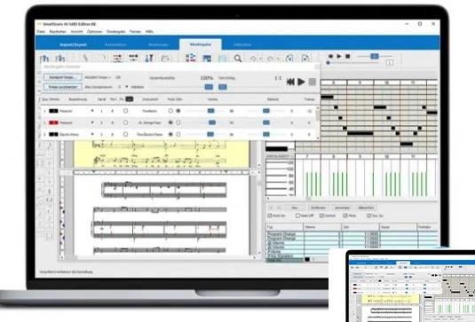 专业乐谱扫描识别软件 SmartScore 64 Professional Edition v11.6.10 Win-251编曲网