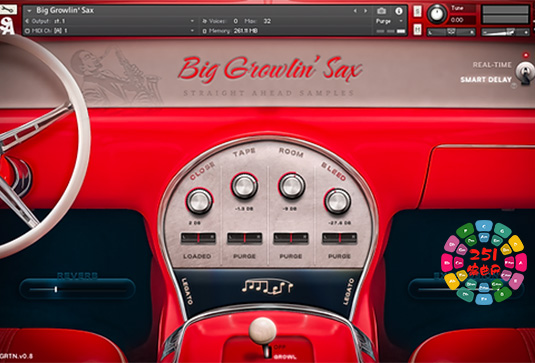 萨克斯风音色 Straight Ahead Samples Big Growlin Sax v1.1-251编曲网