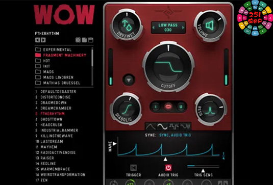 多模式单元滤波效果插件 Sugar Bytes WOW2 v2.2.8 v2.2.2-251编曲网