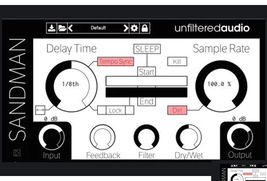 延迟效果器 Unfiltered Audio Sandman v1.4.1 TC Win-251编曲网