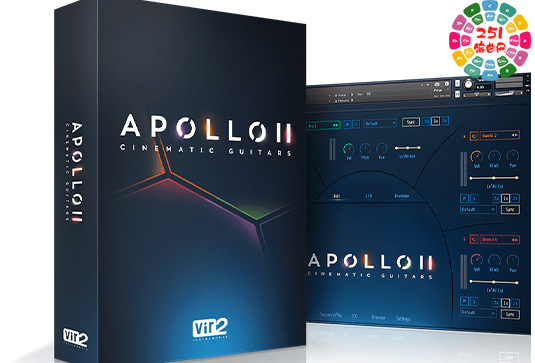 阿波罗电影吉他 Vir2 Apollo 2 Cinematic Guitars v1.5.1-251编曲网