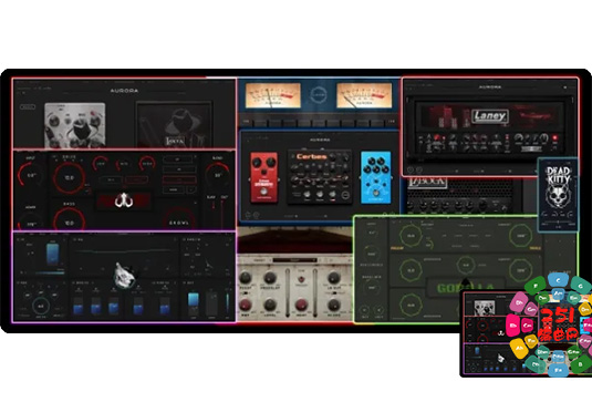 9个吉他贝斯效果插件 Aurora DSP Plugins v2024.8 BUBBiX Win （包含Banshee Nano EQ510 Gorilla Laboga Mr Hector Laney Ironheart Dead Kitty Absylon Bass Laboga Chainsaw Distortion RottenPoolVerb）-251编曲网
