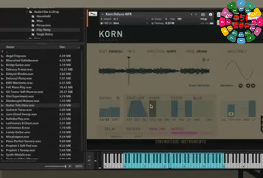 颗粒氛围合成音色库 Cinematique Instruments Korn Deluxe-251编曲网