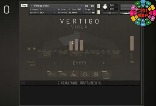 迷魂曲中提琴音色库 Cinematique Instruments Vertigo Viola-251编曲网