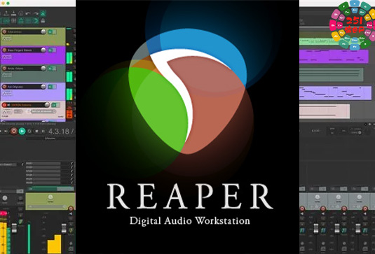 便携的音乐制作软件 Cockos REAPER 7 v7.2.2 R2R Win-251编曲网