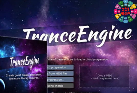 电音和弦Midi生成插件 FeelYourSound Trance Engine Pro v2.0.0 R2R-251编曲网