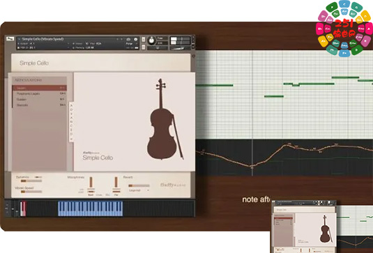 简单大提琴音色库 Fluffy Audio Simple Cello-251编曲网