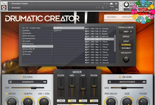 史诗鼓MIDI音源 In Session Audio Drumatic Creator-251编曲网