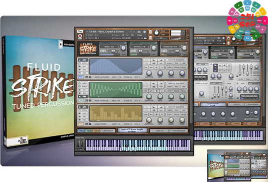 旋律打击乐器音源 In Session Audio Fluid Strike Tuned Percussion-251编曲网