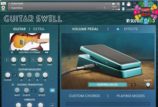 氛围吉他音源 In Session Audio Guitar Swell-251编曲网