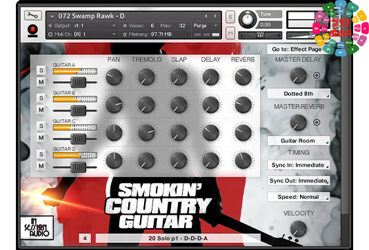 乡村电吉他Loops音源 In Session Audio Smokin Country Guitar and Direct-251编曲网