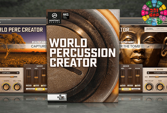 世界民族打击乐MIDI音源 In Session Audio World Percussion Creator-251编曲网