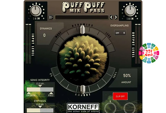 动态增强效果器 Korneff Audio Puff Puff Mixpass v1.0.0 SEnki Win-251编曲网