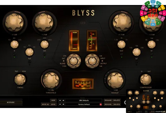 母带均衡效果器 Kush Audio Blyss v1.2.3 MacOS-FLARE-251编曲网