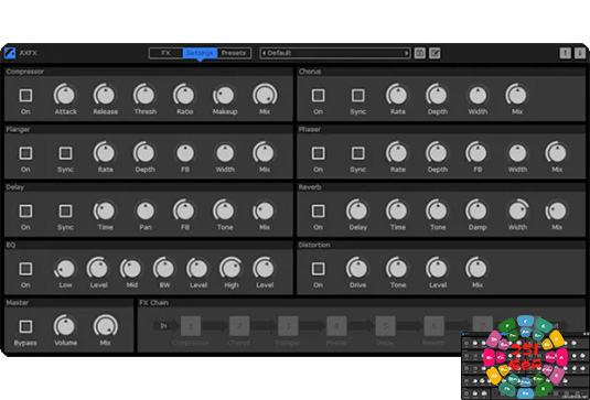 复古8单元效果器插件 Martinic AXFX v1.1.2 MacOS-MORiA-251编曲网