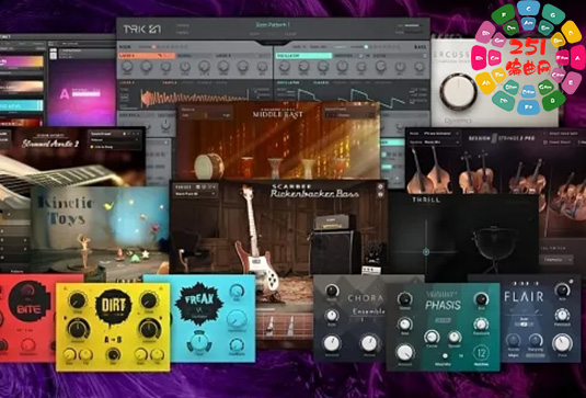 综合混音效果器套装 Native Instruments KOMPLETE FX Bundle v2024.4 （包含Bite Choral Dirt Driver Enhanced EQ Flair Freak Passive EQ Phasis Raum RC 24 RC 48 Replika Replika XT Solid Bus Comp Solid Dynamics Solid EQ Supercharger GT Transient Master Vari Comp VC 2A VC 76 VC 160）-251编曲网