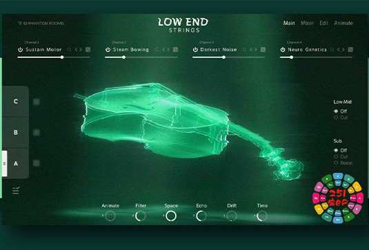 低音弦乐器音色 Native Instruments Low End Strings-251编曲网