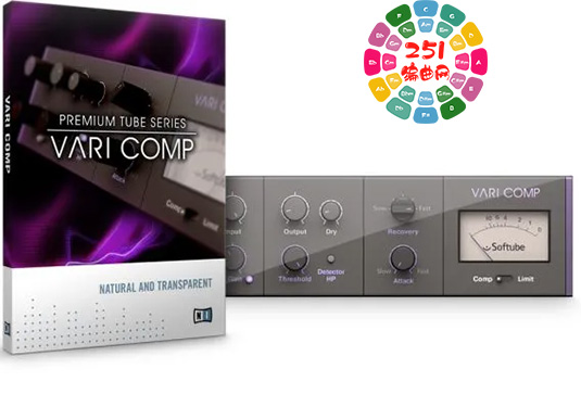 双通道压缩效果器 Native Instruments Vari Comp v1.4.7 MacOS-251编曲网