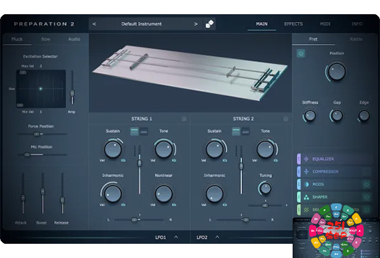模拟弦乐合成器 Physical Audio Preparation 2 v2.1.1 Win-251编曲网