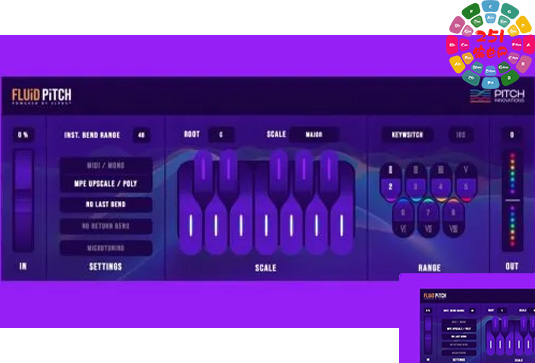 流体音调弯曲插件 Pitch Innovations Fluid Pitch v1.4.4 R2R Win-251编曲网