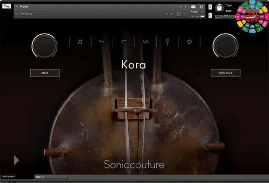 21 弦非洲竖琴音色库 Soniccouture Kora v1.0.1-251编曲网