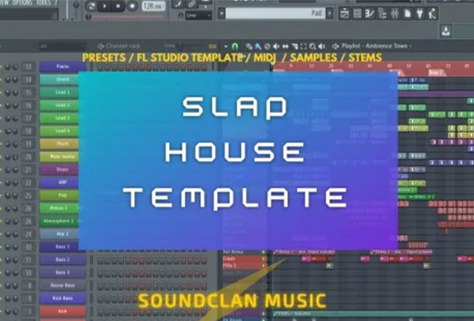 FL Studio 电音工程模版 Soundclan Music Arcada Slap House-251编曲网