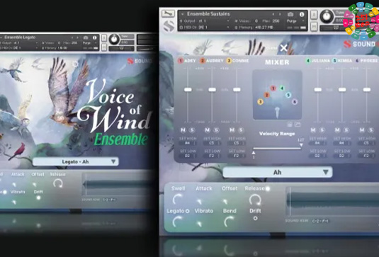 女声独唱音色库套装 Soundiron Voices of Wind Collection-251编曲网