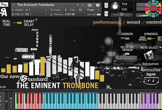 次中音长号 Straight Ahead Samples The Eminent Trombone v1.12-251编曲网