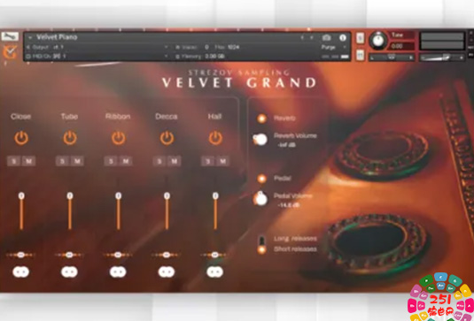 天鹅绒大钢琴音色库 Strezov Sampling Velvet Grand-251编曲网