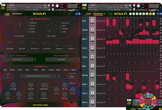 灵魂复古打击乐鼓音色 Teletone Audio Soulfi-251编曲网