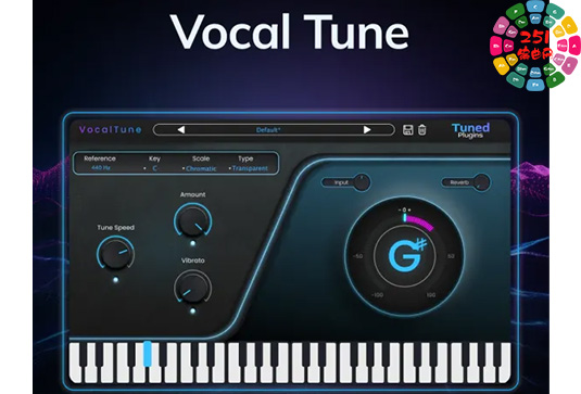 人声调音修音插件 Tuned Plugins Vocal Tune v1.0.65 BUBBiX Win-251编曲网