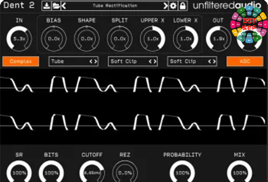 失真效果器 Unfiltered Audio Dent 2 v2.4.1 TC Win-251编曲网