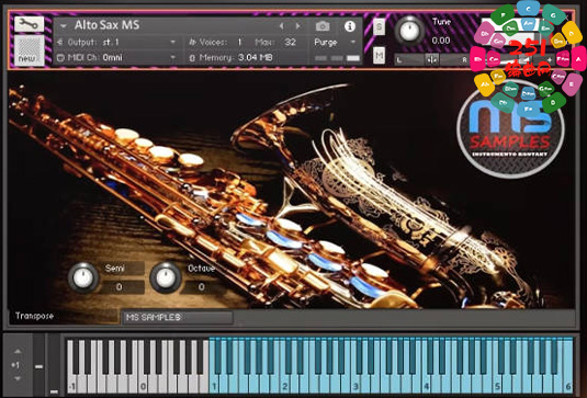 精品萨克斯音源 Alto Sax MS-251编曲网