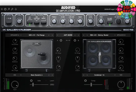 贝斯放大器 Audified GK Amplification 3 Pro v3.1.3 R2R Win-251编曲网