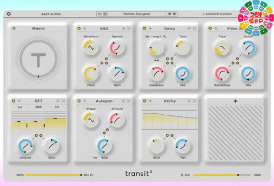 多重效果器 BABY Audio Transit 2 v1.1.0 BUBBiX-251编曲网