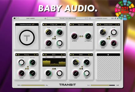 多功能模块效果器 BABY Audio Transit v1.2.0 R2R-251编曲网