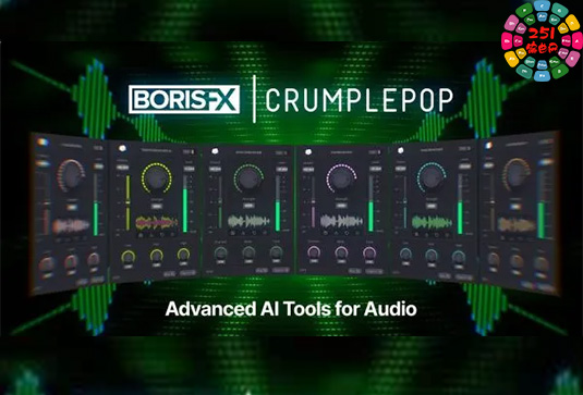 AI智能混音插件套装 Boris FX CrumplePop Pro v2025.8 CE-251编曲网