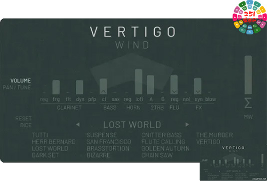 木管乐器音色库 Cinematique Instruments Vertigo Wind-251编曲网