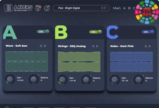 复古乐器综合音源 Clark Audio Layers Pro v1.0 BUBBiX-251编曲网