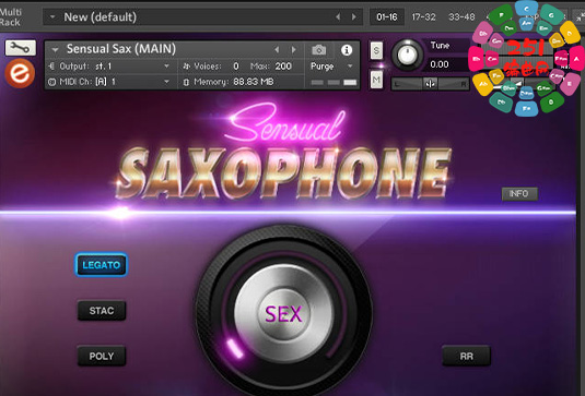 性感萨克斯 Embertone Sensual Saxophone-251编曲网