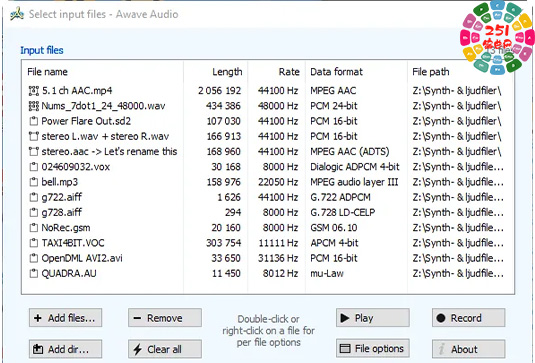 音频格式批量转换器 FMJ-Software Awave Audio v11.4.0 R2R Win-251编曲网