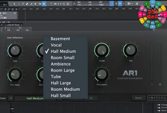 高品质算法混响插件 Initial Audio AR1 Reverb v1.3.0-251编曲网