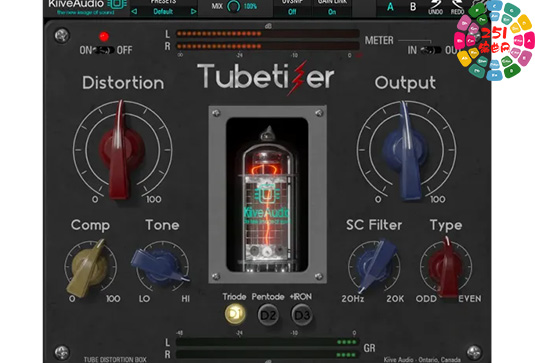 电子管饱和染色器 Kiive Audio Tubetizer v1.0.1 BUBBiX-251编曲网