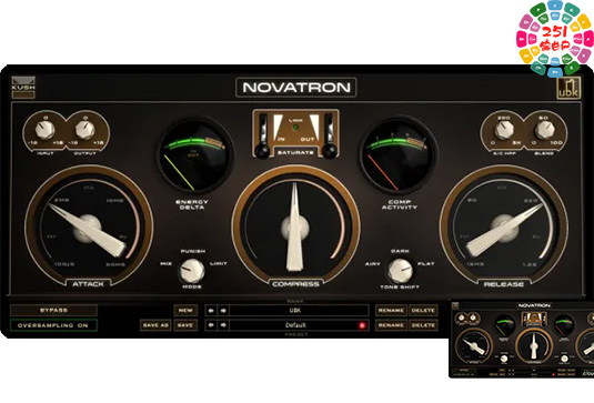 电子管压缩器 Kush Audio Novatron v1.2.3 macOS-FLARE-251编曲网