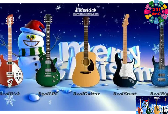 5把虚拟电木吉他音源合集 MusicLab GuiTars Bundle 6 v6.1.2 R2R Win （包含Real Eight RealGuitar RealLPC RealRick RealStrat 6）-251编曲网