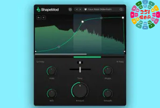 侧链式音量衰减效果器 Plugin Boutique ShapeMod v1.0.1 BUBBiX-251编曲网